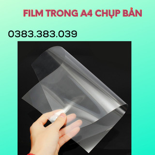 Film trong chụp bản lụa khổ A4 1 xấp 50 tờ