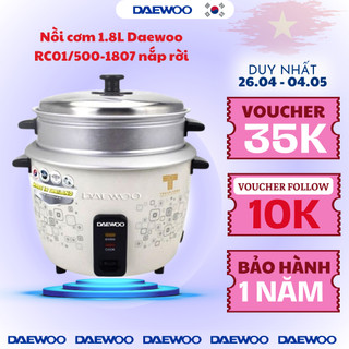 Nồi cơm Daewoo RC01/500-1807 1.8L nắp rời