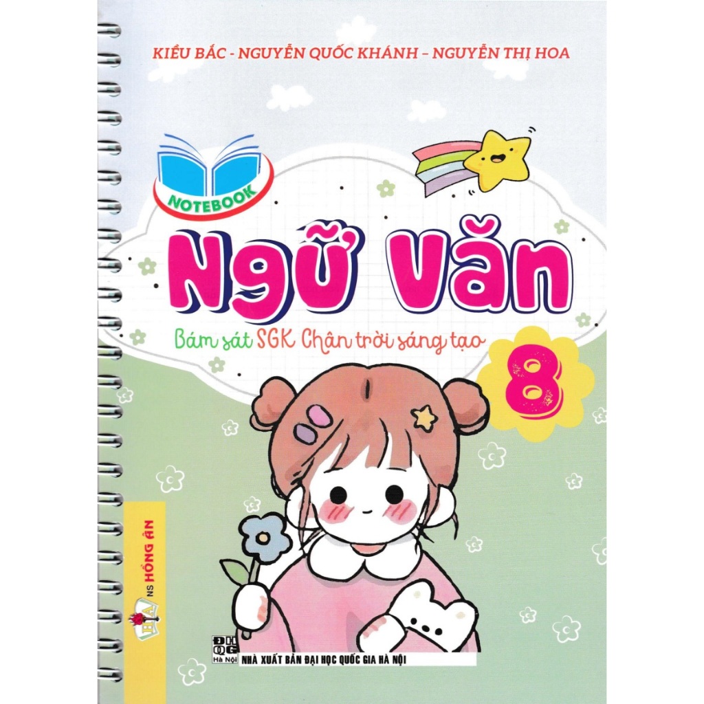 Sách - Notebook Ngữ Văn 8 (Bám Sát SGK Chân Trời Sáng Tạo) - HA