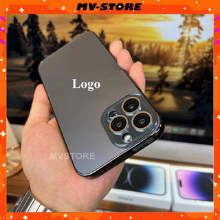 Ốp lưng điện thoại màu xám bạc tự nhiên lưng nhám cho 15promax 14 13 Pro MAX 14 Plus 12 11 Pro MVSTORE