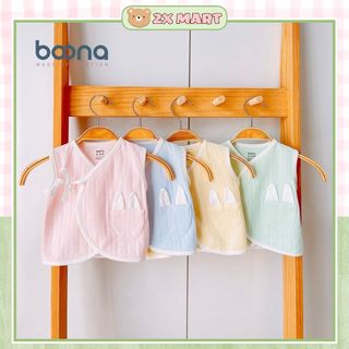 Áo gile cho bé trai bé gái vải lót nỉ lông ghi lê trẻ sơ sinh mặc ngoài GL001 [Kute ấm bụng] 2X MART