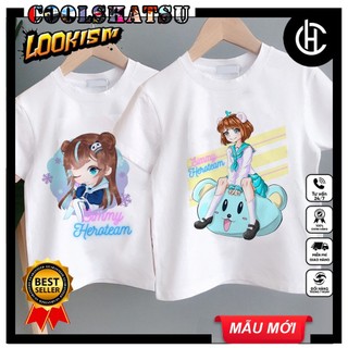 Áo thun bé gái simmy hero team chibi siêu đẹp | coolhatsu