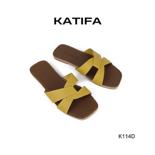 Dép Bệt Nữ KATIFA K114D Quai Chữ X, Đế Cao Su Chống Trơn Trượt, Bảo Hành 12T