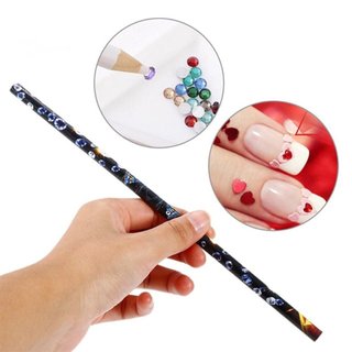 Bút sáp chấm đá nail (2 chiếc), bút trang trí móng tay