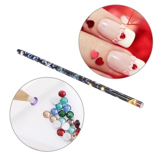 Bút sáp chấm đá nail (2 chiếc), bút trang trí móng tay