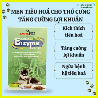 Men tiêu hoá cho chó mèo tăng cường lợi khuẩn, phòng ngừa bệnh đường tiêu hoá thú cưng - PET015