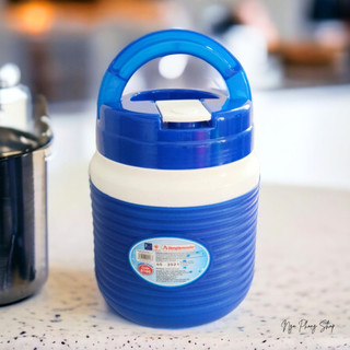 Bình nhiệt 1L5 nhấn Đồng Tâm 160. Bình nắp vặn, quai xách cứng chắc. Dung tích 1500ml, không BPA.