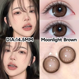 lens nâu lens for girls lens nâu tây kính áp tròng Len đeo mắ  lens giãn tròng 14.5mm