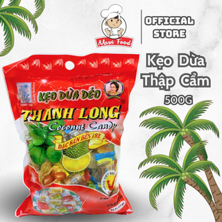 500g kẹo dừa thập cẩm hiệu thanh long - maxifood