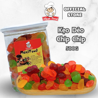 500g Kẹo Dẻo Chip Chip Nhiều Màu Sắc MAXIFOOD