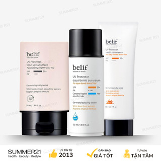Kem chống nắng BELIF tách set không vỏ