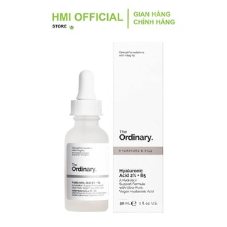  Tinh chất cấp ẩm hồi phục The Ordinary Hyaluronic Acid 2% + B5 30ml  cấp ẩm 