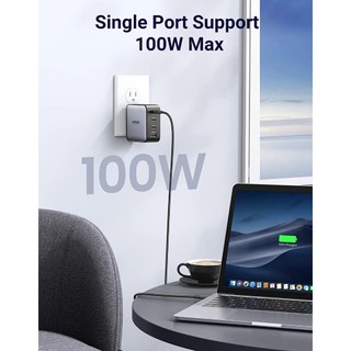 Củ sạc nhanh USB Type C 100W GaN Nexode Ugreen 40747 40737 CD226 (Sạc nhanh Laptop/điện thoại)