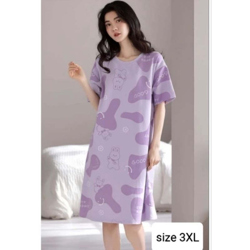 VT váy ngủ cộc tay nữ