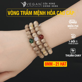 Vòng tay VEGAN Trầm Hương tốc kiến dành cho Mệnh Hỏa