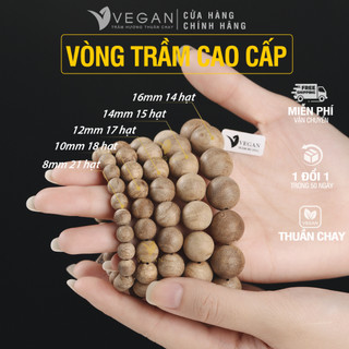 Vòng tay Trầm Hương Thuần Chay VEGAN tốc kiến cao cấp