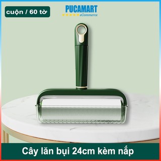  Cây lăn bụi 24cm cán dài làm sạch quần áo sàn nhà ga giường sofa lông chó mèo nhanh chóng 