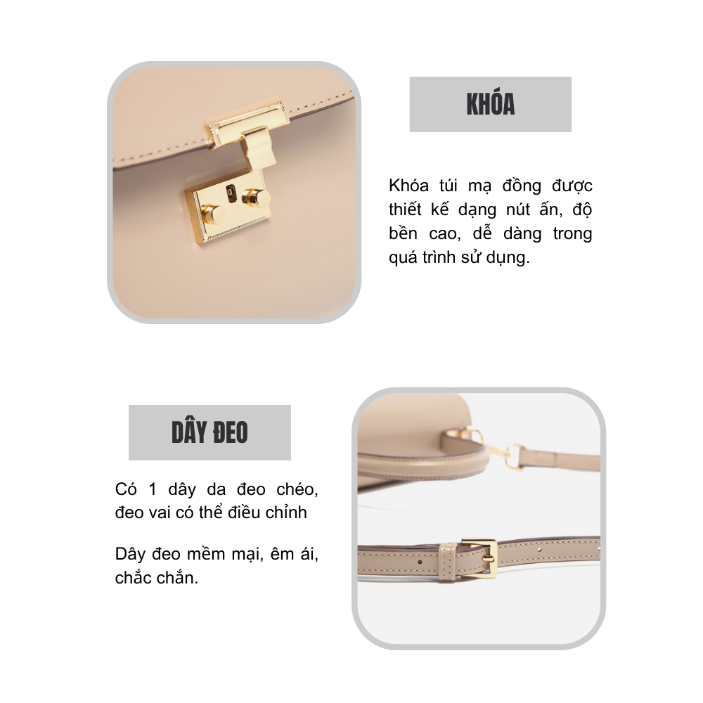 Túi xách nữ công sở thời trang chính hãng MICOCAH đi làm đi chơi da cao cấp cực đẹp giá rẻ MC79 - NAKADO