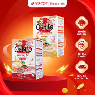 Bột Ăn Dặm Oshito Ăn Dặm Cá Hồi Thịt Bò Rau Củ Hoa Quả Bổ Sung Dinh Dưỡng Cho Bé Trên 4 Tháng 6 Tháng - Bibomart