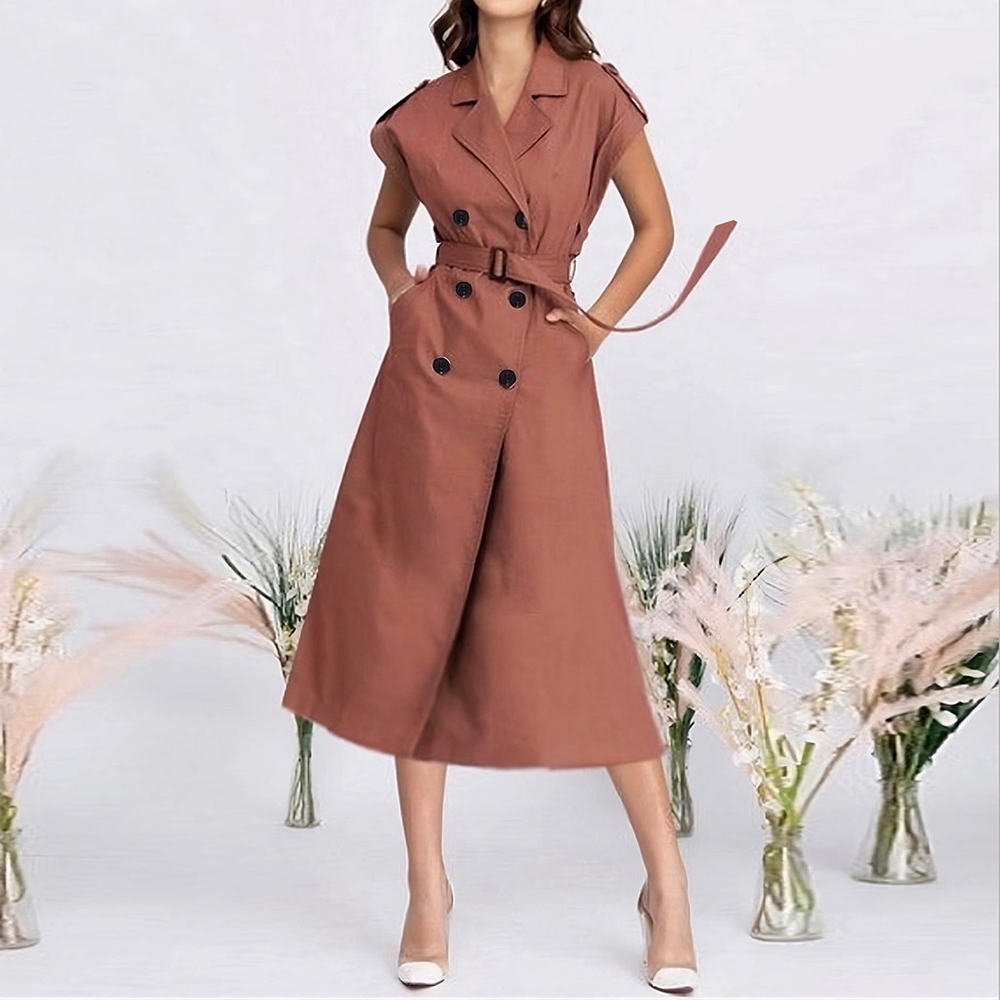 ĐẦM SƠMI T0MMY VEST COLLAR
