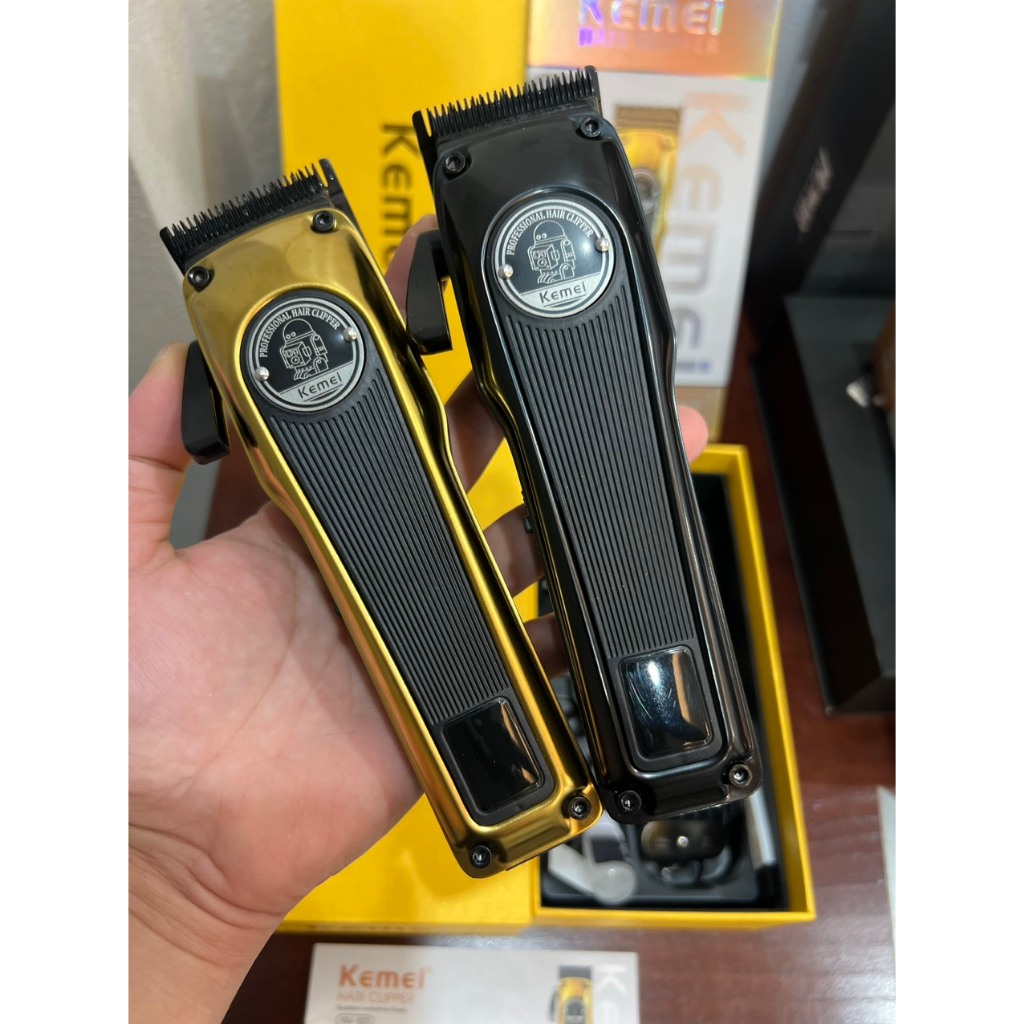 Tông đơ bấm viền kemei KM 1855, tông đơ cắt tóc kemei KM 1825 động cơ không chổi than