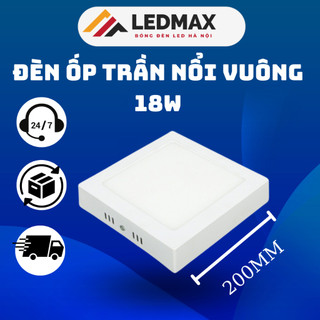 Đèn Led Ốp Trần Nổi 18W Vuông,Đèn Ốp Trang Trí  kích thước 200mm Cho Mọi Công trình