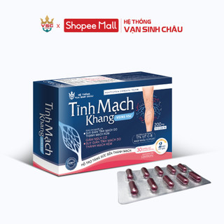 Viên hỗ trợ suy giãn tĩnh mạch Tĩnh Mạch Khang Veins VSC hộp 30 viên