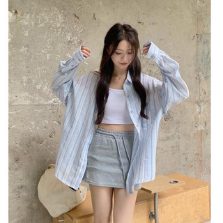  Áo sơ mi tay dài và áo 2 dây croptop A80+A89