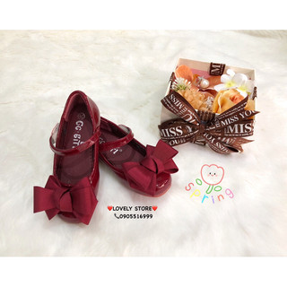 Giày búp bê cho bé gái. giày đính nơ style hàn xẻng đáng iu. hàng quảng châu full box