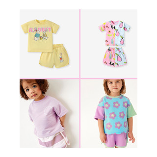 BST Bộ thun hè cotton nhiều mẫu hoạ tiết xinh xắn cho bé - TOPZKIDS