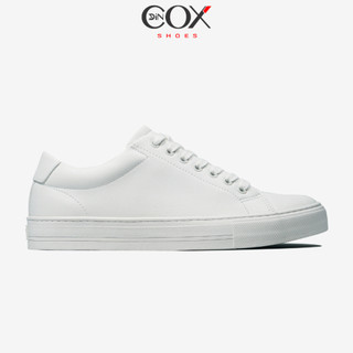 Giày Sneaker Da Unisex Nam Nữ White DINCOX D20 Năng Động Cá Tính