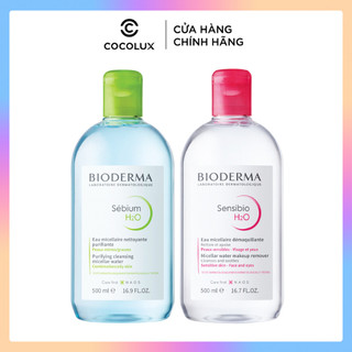 [CoCoLux] Nước Tẩy Trang Bioderma Sensibio H2O- hồng +VAT