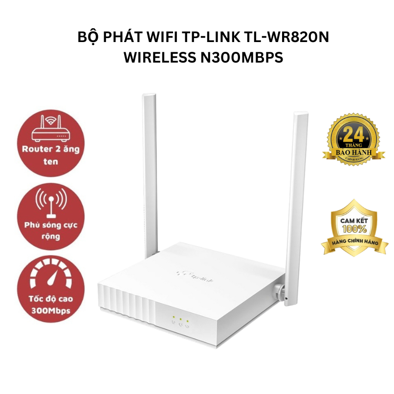 Bộ phát wifi TP-Link TL-WR820N Wireless N300Mbps