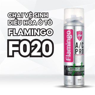  Chai Xịt Bọt Vệ Sinh Khử Mùi Hôi Điều Hòa Ô Tô Diệt Khuẩn Flamingo F020 450ML 