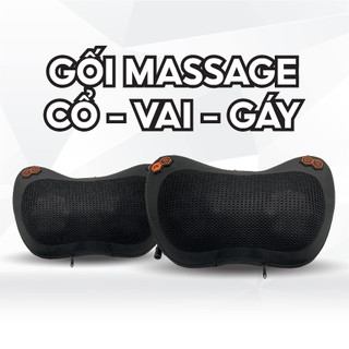 Gối Tựa Đầu Ô Tô Massage Cổ Vai Gáy XETABON, Mát Xa Vai Gáy 16Bi Hồng Ngoại Công Nghệ Nhật Bản Cao Cấp, BẢO HÀNH 1 Năm