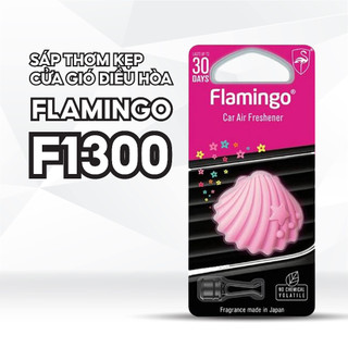 Khánh Thơm Kẹp Cửa Gió Điều Hòa Khử Mùi Hôi, Làm Mát Không Khí Ô Tô Flamingo F1300H 20g