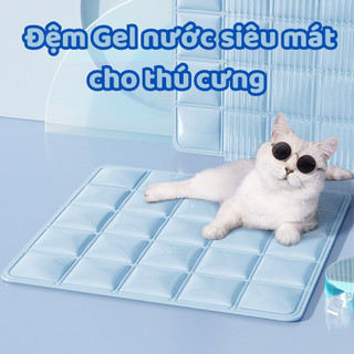 Thảm mát mùa hè cho thú cưng, Đệm gel mát lạnh điều hòa cho chó mèo, Lót ghế ngồi, Tấm tản nhiệt máy tính