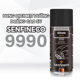 Xịt Dưỡng Gioăng Cao Su, Chống Kẹt Cửa Kính Ô Tô Senfineco 9990 Silicon Spray 450ML Giúp Cách Âm Hiệu Quả
