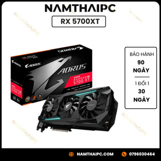 Card màn hình gigabyte aorus radeon rx 5700 xt 8g, msi rx 5700 xt evoke oc bảo hành 3 tháng
