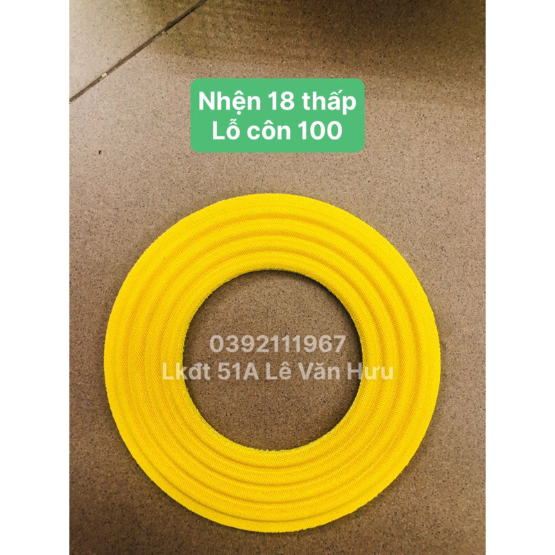 Nhện 18 thấp vàng đẹp, lỗ côn 100