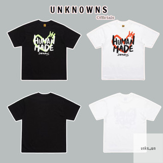 👑👑-Áo tee Human Made Graphic T-Shirt Black/White,Áo thun cotton Human cao cấp unisex,áo phông nam
