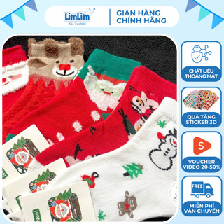 Set 5 đôi, 10 đôi tất noel cho bé siêu đẹp đón giáng sinh