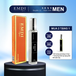 Nước hoa nam emdi 10ml - đi học, đi làm, đi chơi, quyến rũ, lịch lãm - tinh dầu nước hoa thơm lâu nam chính hãng