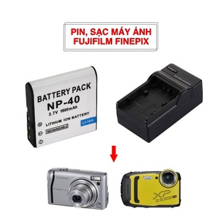 Pin, sạc máy ảnh Fujifilm Finepix mã NP-40, NP-45, NP-50, NP-60, NP-95