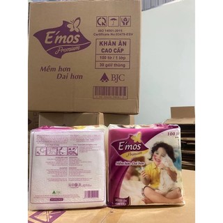 Khăn Giấy Vuông e'mos Premium gói