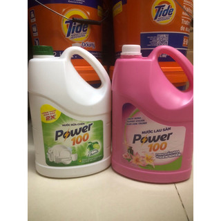 Combo 2 can ( 1 can rửa chén power 3,5kg và 1 can lau sàn power 3,5kg )