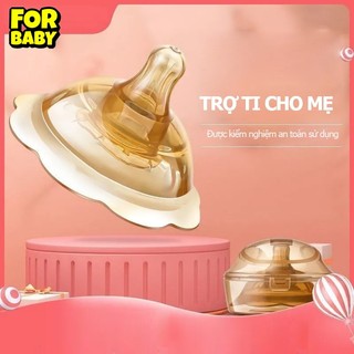 Núm trợ ti FORBABY silicon nano bạc siêu mềm cho mẹ