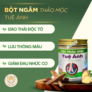 Bột thảo mộc Tuệ Ánh ngâm chân/ngâm tay, giúp lưu thông khí huyết, thải độc cơ thể - 110g