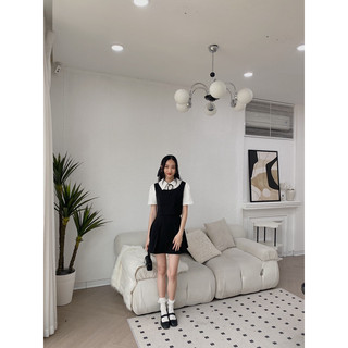 Set áo chân váy nơ cổ 676