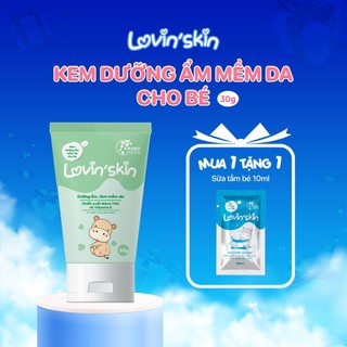 Kem Dưỡng Ẩm Mềm Da Cho Bé LOVIN'SKIN Hỗ Trợ Giảm Khô Và Nứt Nẻ Da 30g (LKM01)
